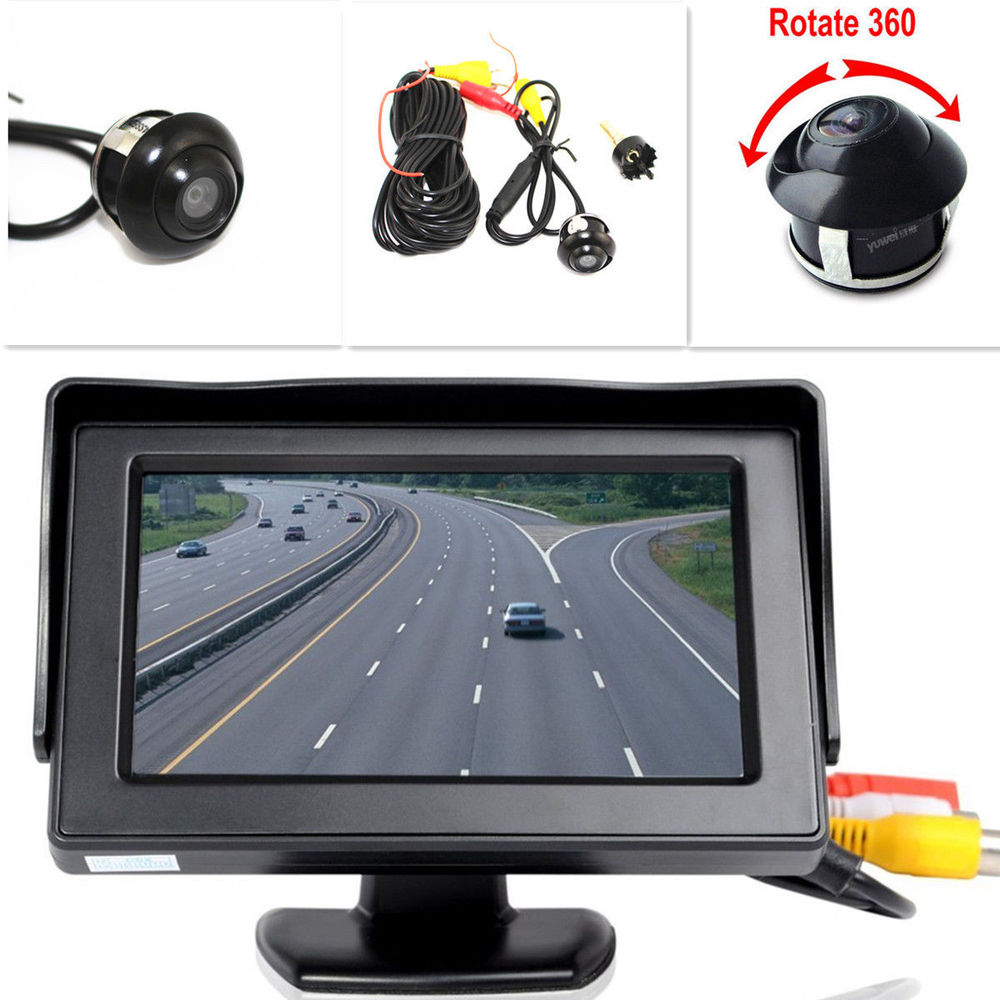 (360)  /  / ĸ   HD ī޶ + 4.3  LCD ÷ ÷ /360 Front/Sides/Rear Reverse Parking HD Camera +4.3& LCD Color Display Monitor